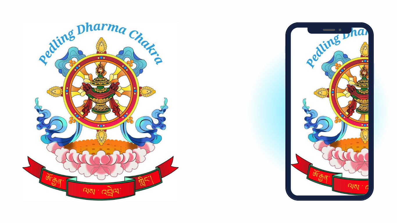 Pedling Dharma Charkra Logo